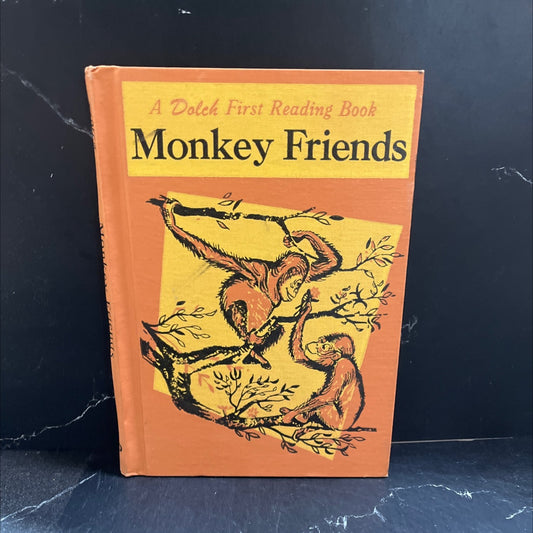monkey friends book, by edward w. dolch, marguerite p. dolch, 1958 Hardcover image 1