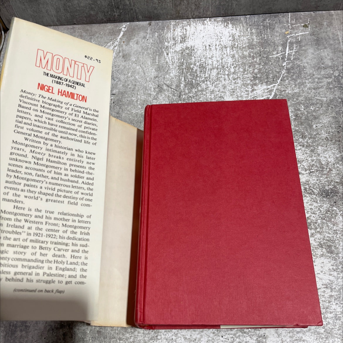 monty, the making of a general (1887-1942) book, by nigel hamilton, 1981 Hardcover image 4