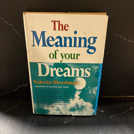 mort uoy to the meaning of your dreams book, by Valerie Moolman, 1969 Hardcover image 1