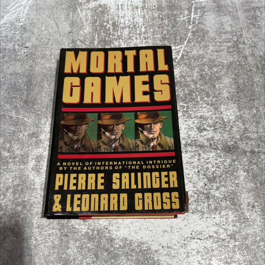 mortal games book, by Pierre Salinger and Leonard Gross, 1988 Hardcover image 1