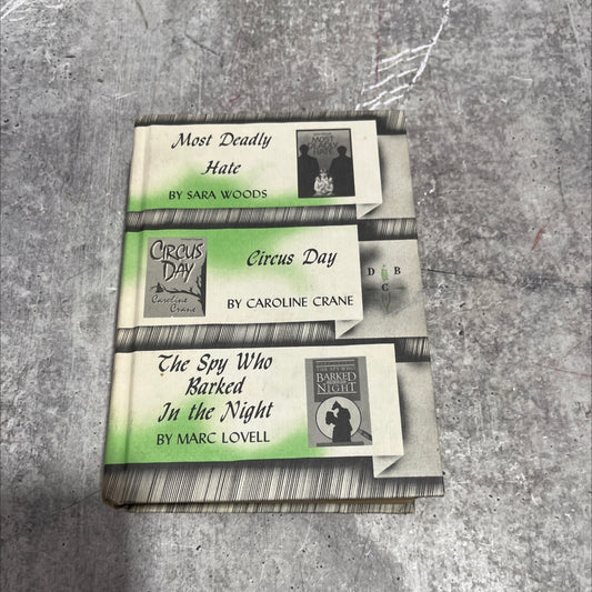 most deadly hate book, by sara woods, 1986 Hardcover image 1