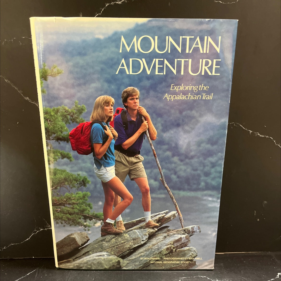 mountain adventure exploring the appalachian trail book, by Ron Fisher, 1988 Hardcover image 1