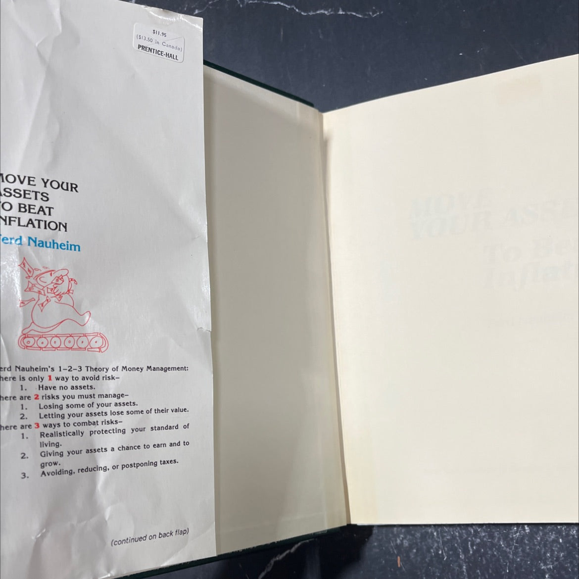 move your assets to beat inflation book, by Ferd Nauheim, 1980 Hardcover image 4