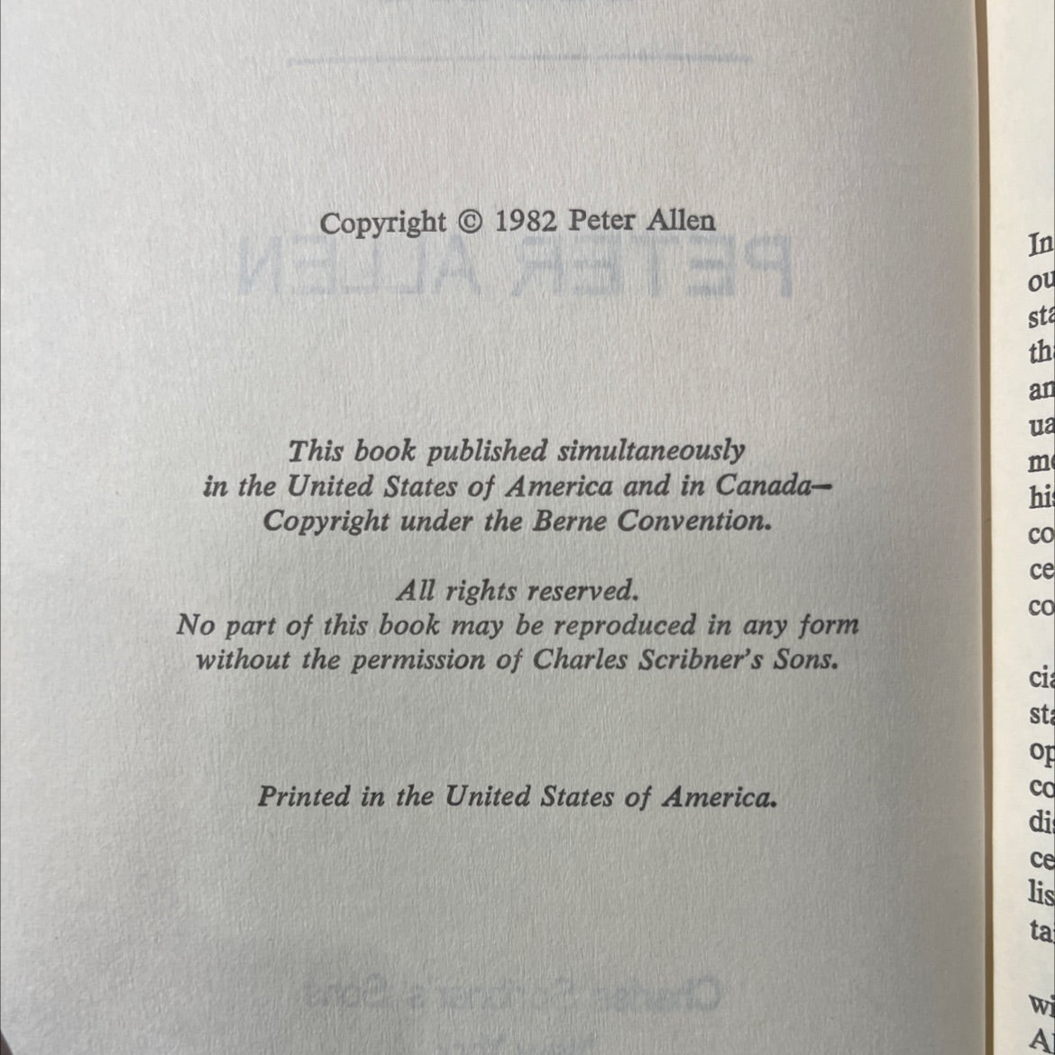 moy the yom kippur war book, by peter allen, 1982 Hardcover image 3