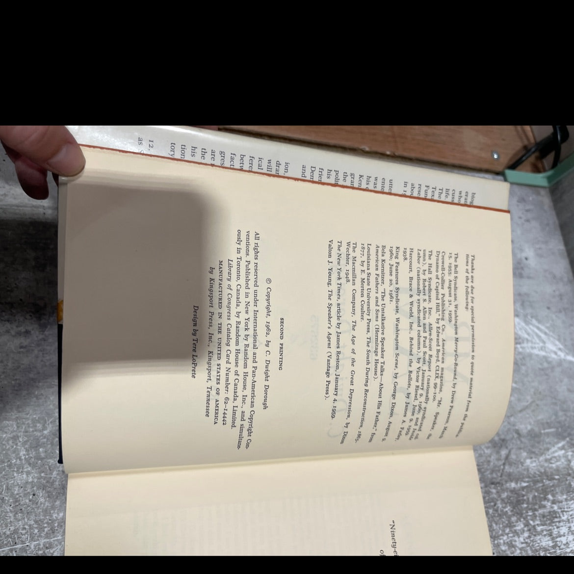 mr. sam c. dwight dorough book, by c. dwight dorough, 1962 Hardcover image 3