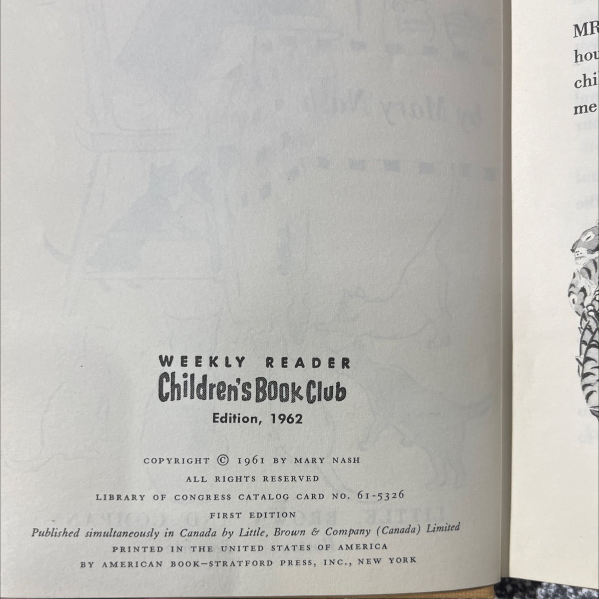 mrs. coverlet's magicians book, by mary nash, 1962 Hardcover image 3