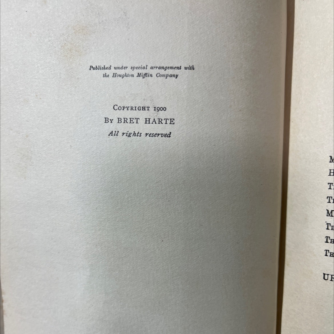 mrs. skaggs's husbands book, by bret harte, 1900 Hardcover image 3