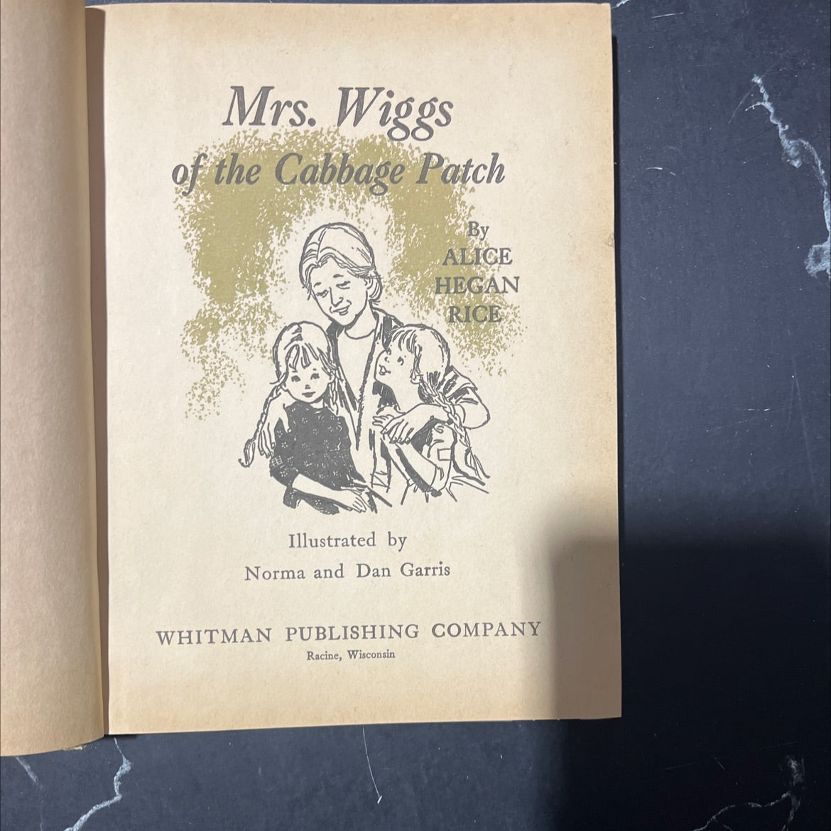 mrs. wiggs of the cabbage patch book, by alice hegan rice, 1962 Hardcover image 2