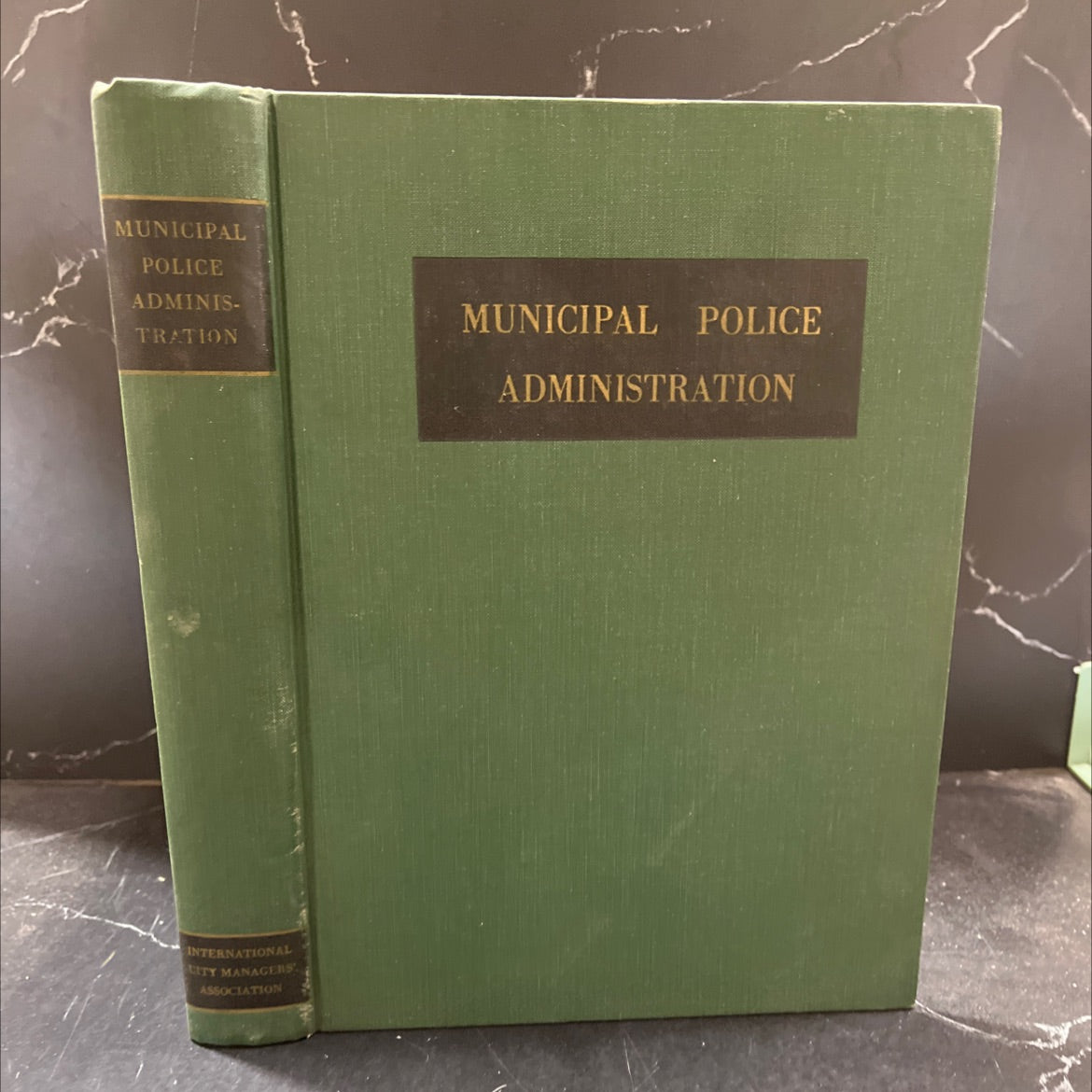 municipal police administration book, by unknown, 1961 Hardcover image 1