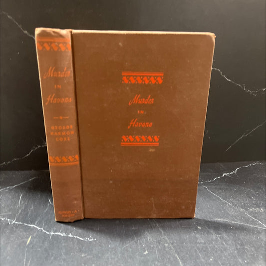 murder in havana book, by george harmon coxe, 1943 Hardcover image 1