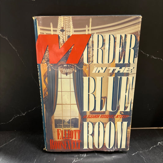 murder in the blue room book, by Elliott Roosevelt, 1990 Hardcover image 1