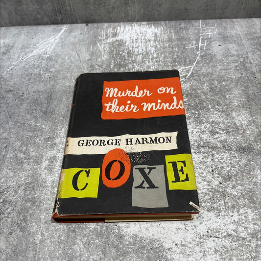 murder in their minds book, by george harmon coxe, 1957 Hardcover image 1