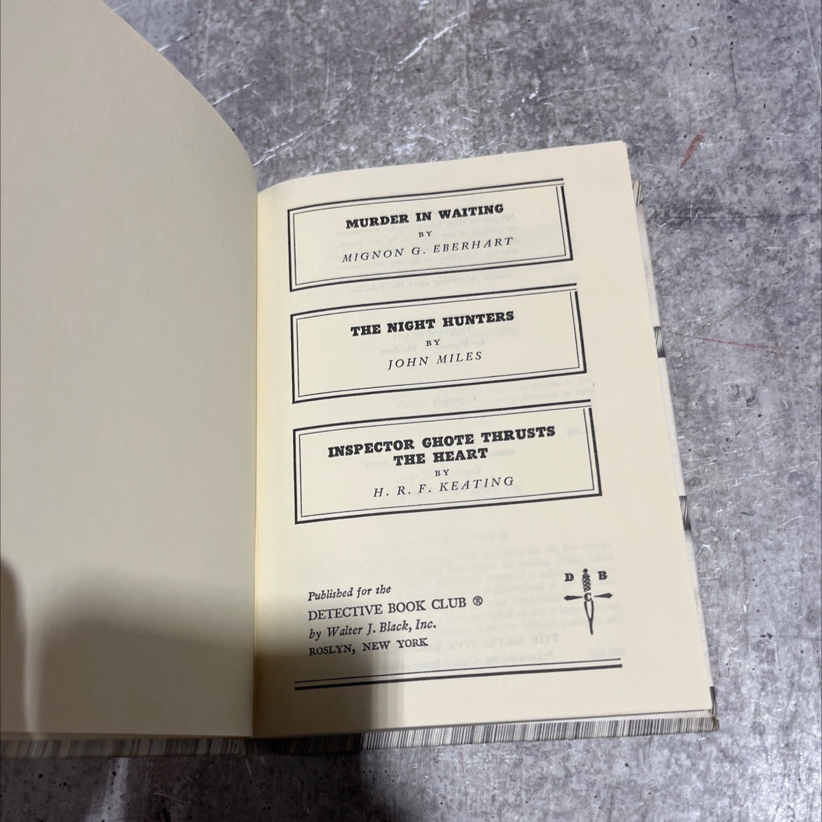 murder in waiting book, by mignon g. eberhart, 1973 Hardcover image 2