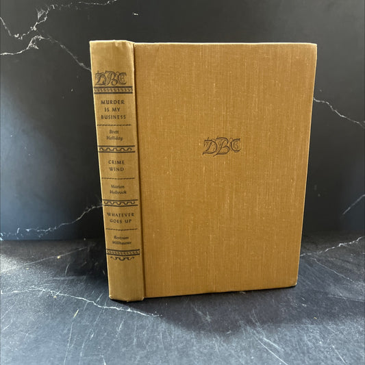 murder is my business book, by brett halliday, 2001 Hardcover image 1