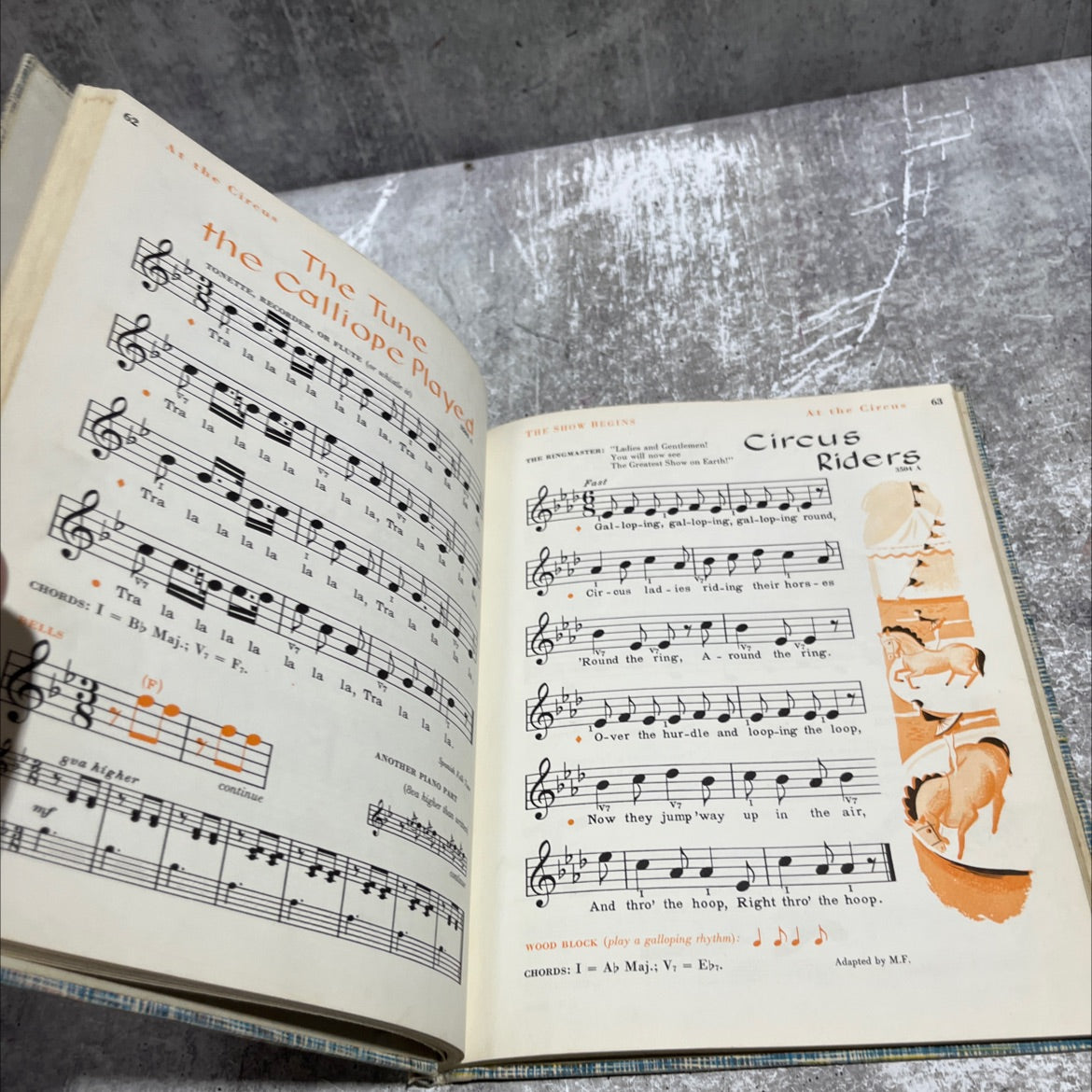 music round the town book, by Max T. Krone, Irving Wolfe, Beatrice Perham Krone, Margaret Fullerton, 1959 Hardcover image 4
