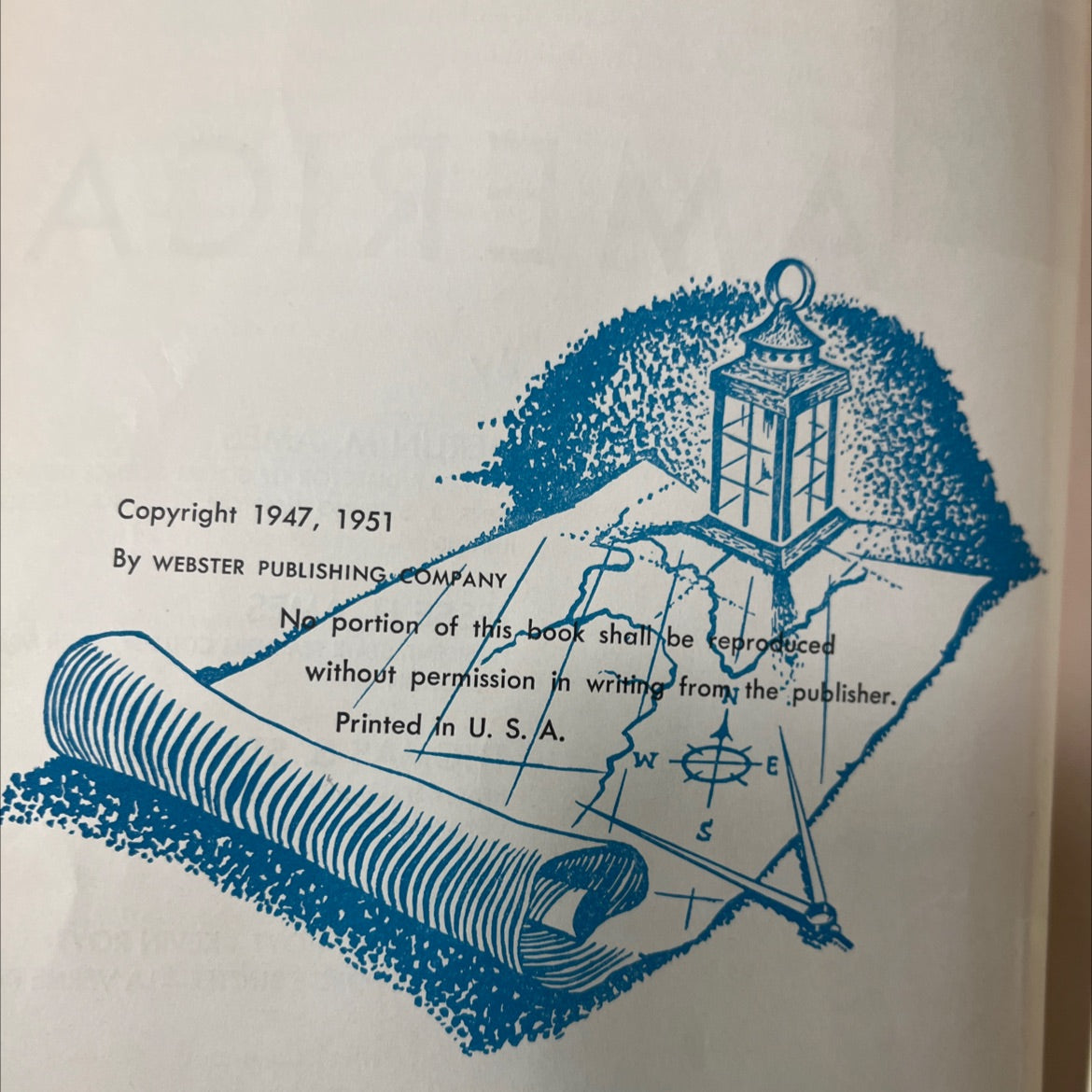my america book, by merlin m. ames, 1951 Hardcover image 3