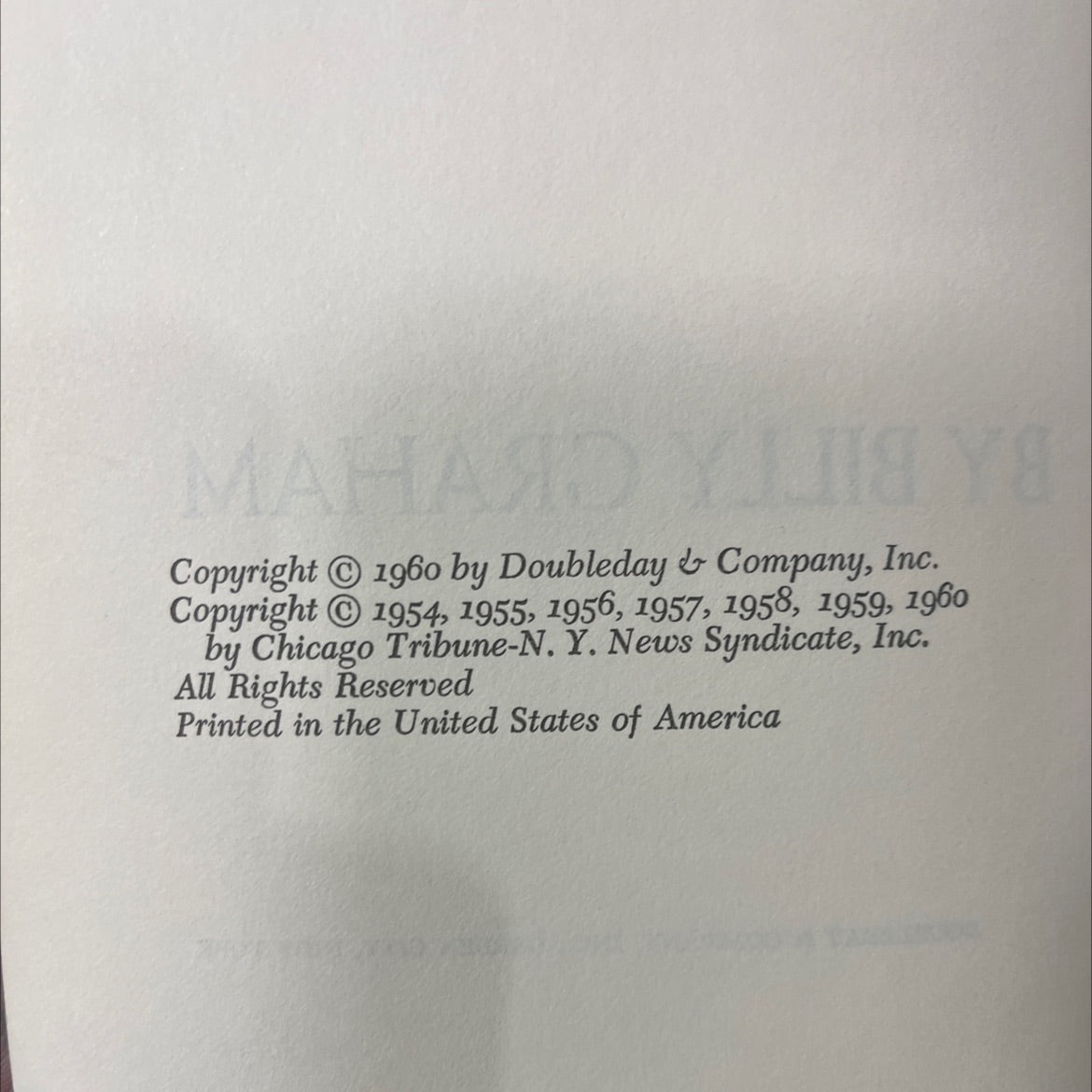 my answer book, by billy graham, 1960 Hardcover image 3