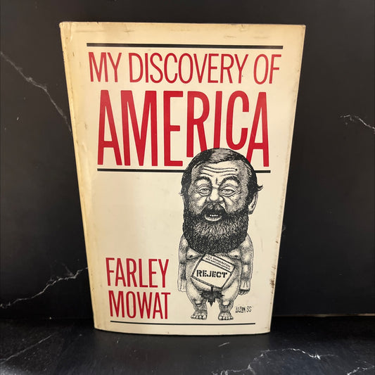 my discovery of america book, by farley mowat, 1985 Hardcover image 1