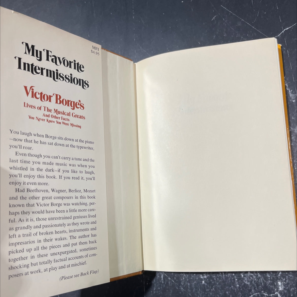 my favorite intermissions 43 book, by victor borge, robert sherman, 1971 Hardcover image 4