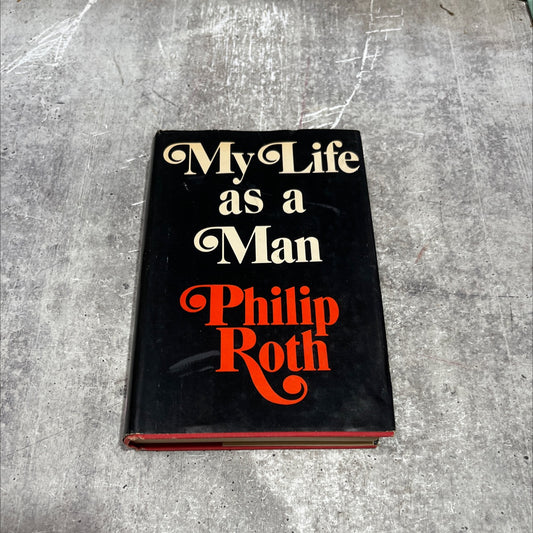 my life as a man book, by philip roth, 1974 Hardcover image 1