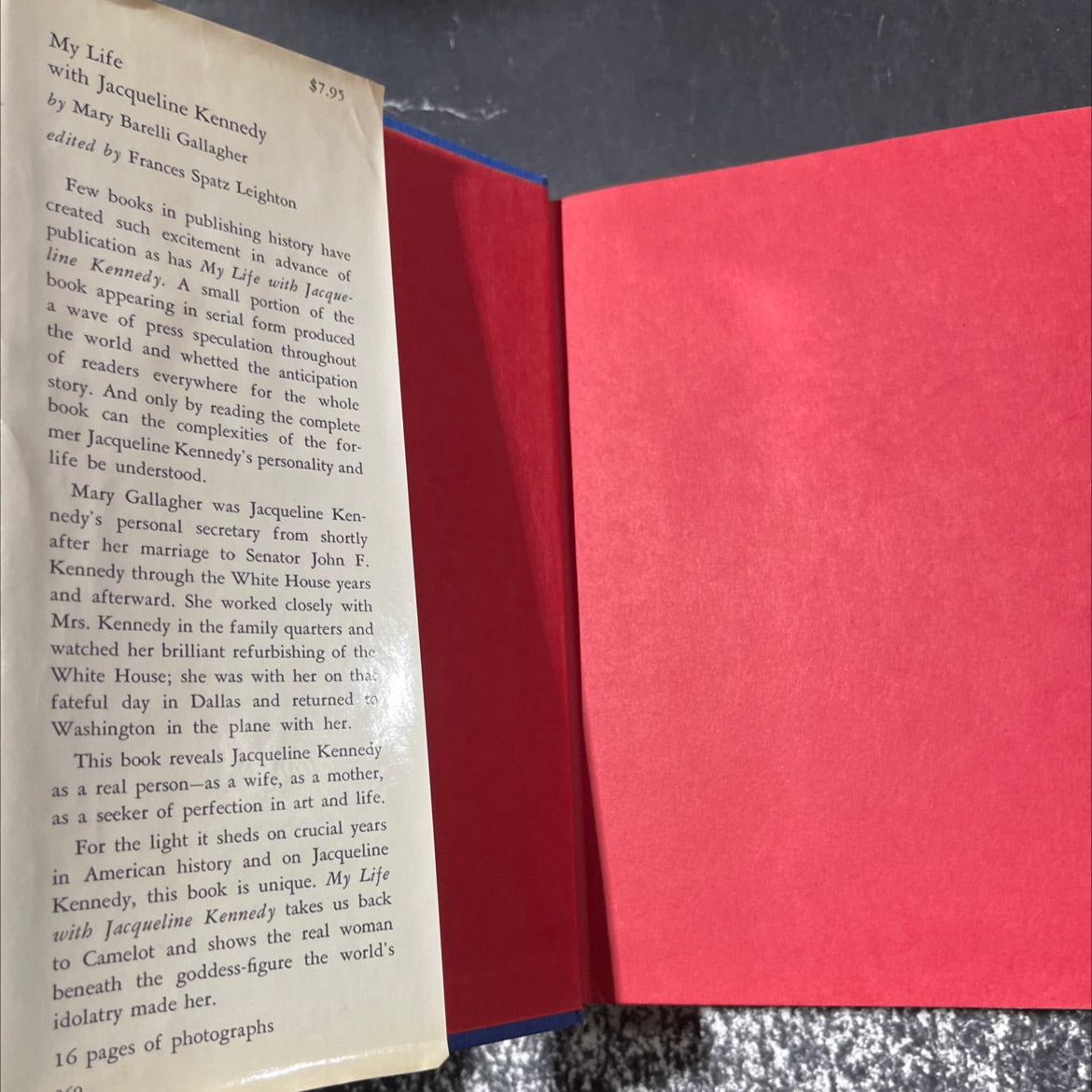 my life with jacqueline kennedy book, by mary barelli gallagher, 1969 Hardcover image 4