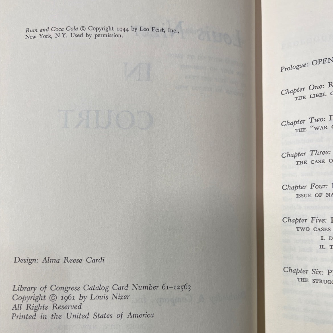 my life book, by louis nizer, 1961 Hardcover image 3