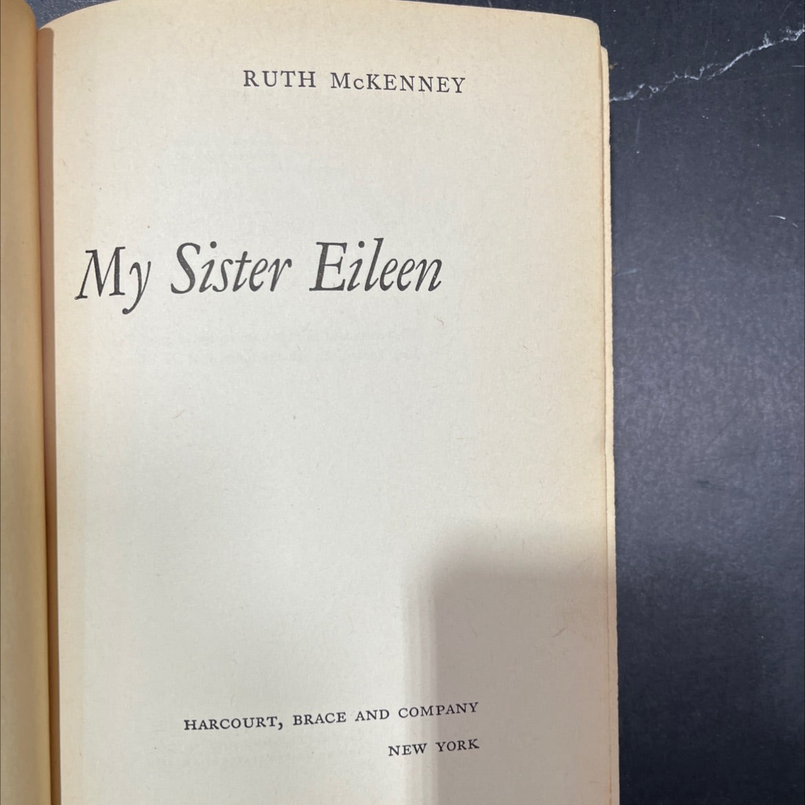 my sister eileen book, by ruth mckenney, 1938 Hardcover image 2