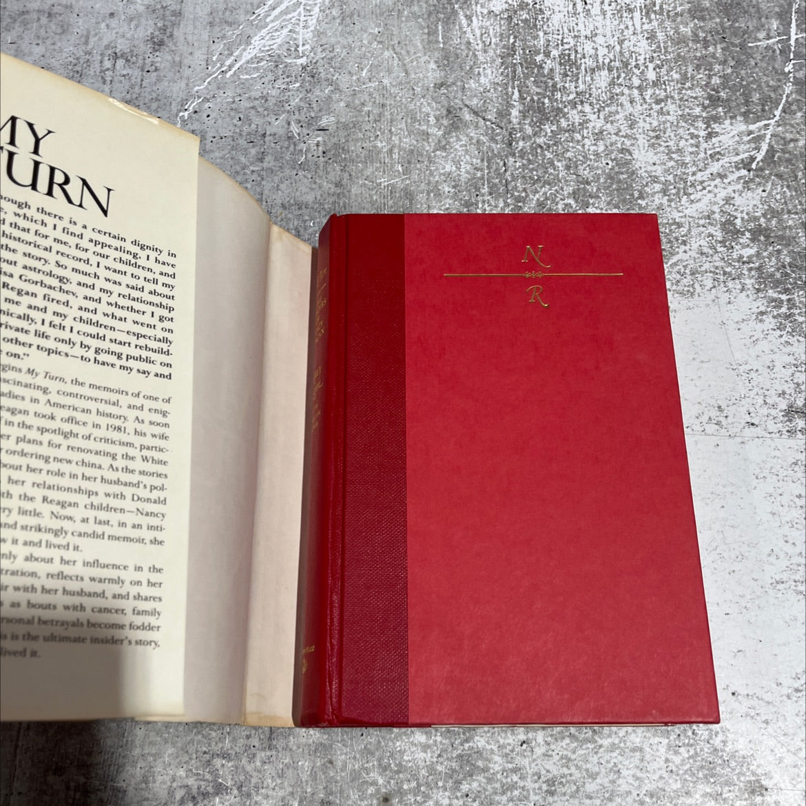 my turn the memoirs of nancy reagan book, by nancy reagan with william novak, 2005 Hardcover image 4