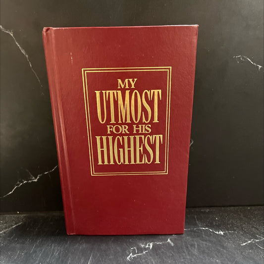 my utmost for his highest book, by Oswald Chambers, 1992 Hardcover image 1