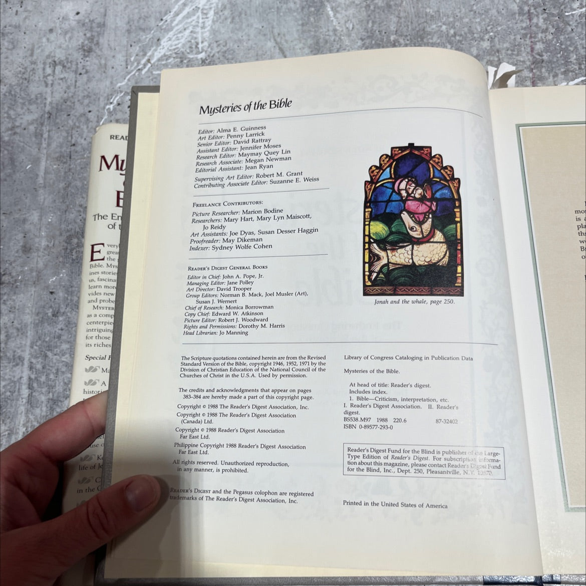 mysteries of the bible book, by Alma E. Guinness, 1988 Hardcover image 3