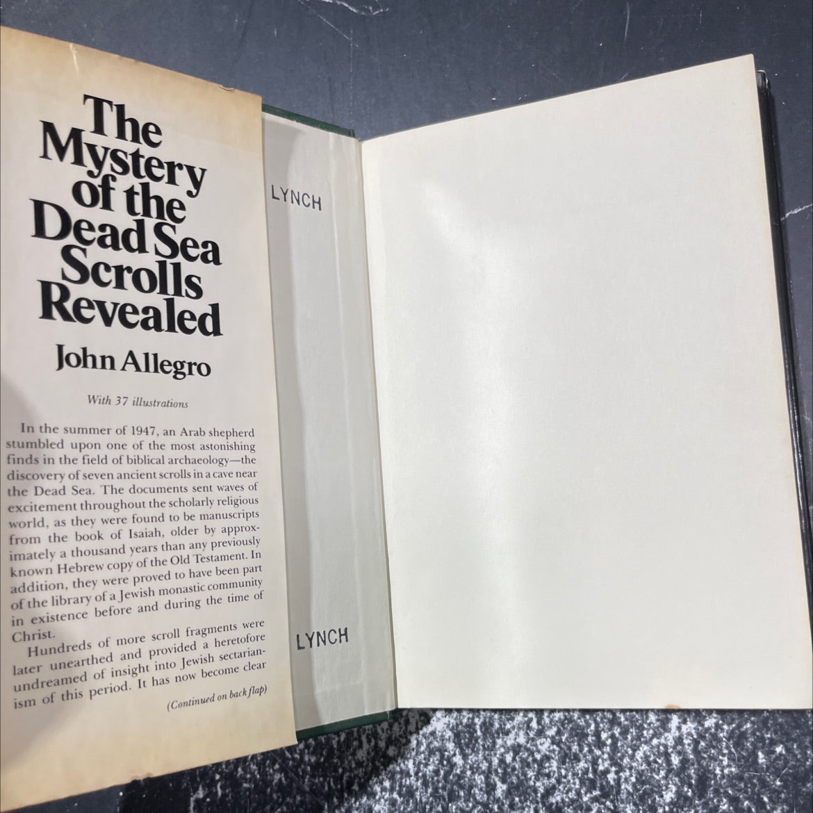 mystery of the dead sea scrolls revealed book, by john allegro, 1981 Hardcover image 4