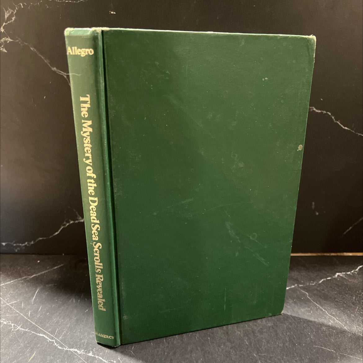 mystery of the dead sea scrolls revealed book, by john allegro, 1981 Hardcover image 1