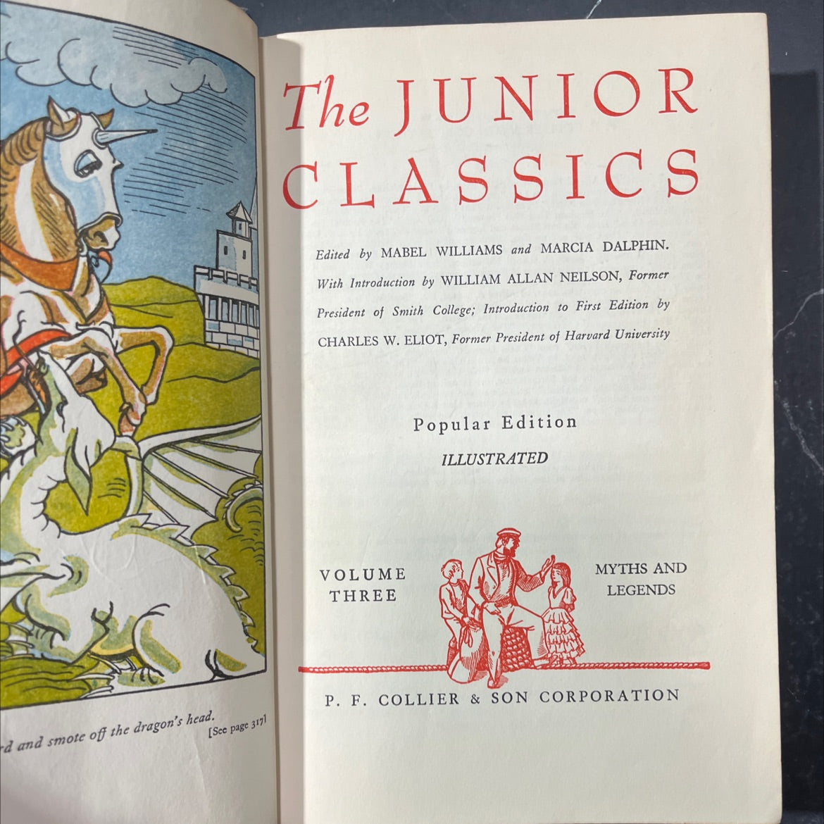myths and legends book, by Mabel Williams, Marcia Dalphin, 1956 Hardcover image 2