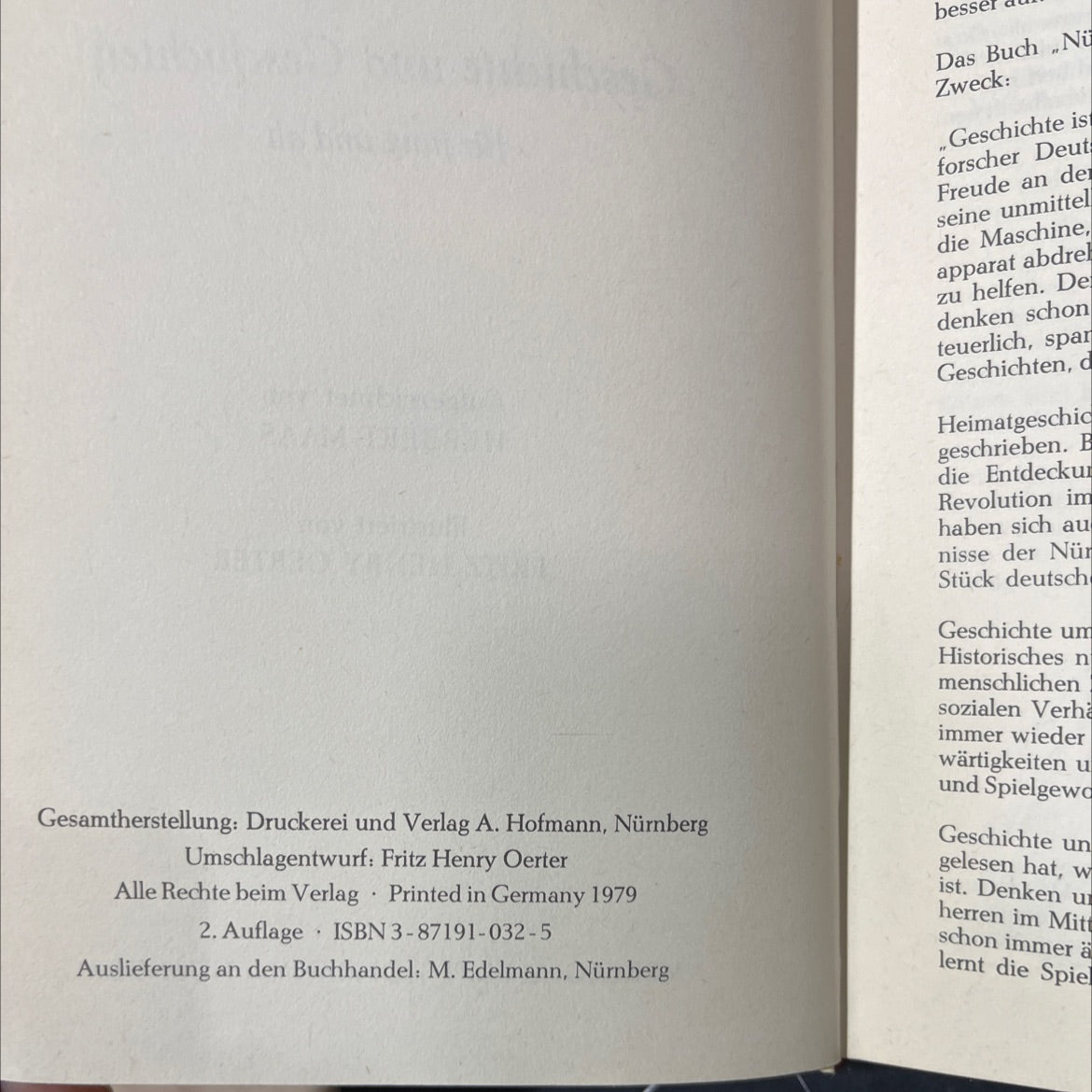 nürnberg history and stories for young and old book, by herbert maas, 1979 Hardcover image 3