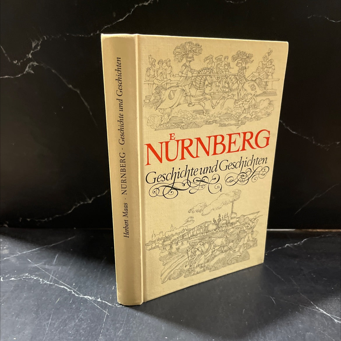 nürnberg history and stories for young and old book, by herbert maas, 1979 Hardcover image 1