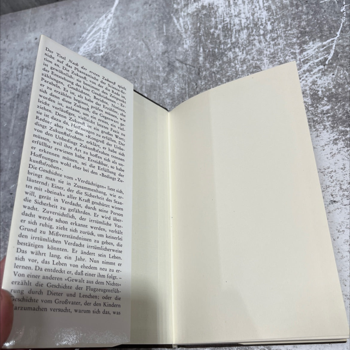 nach der ersten zukunft book, by jurek becker, 1980 Hardcover image 4