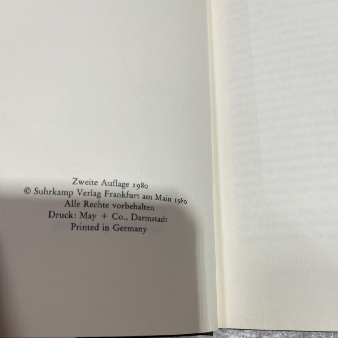 nach der ersten zukunft book, by jurek becker, 1980 Hardcover image 3