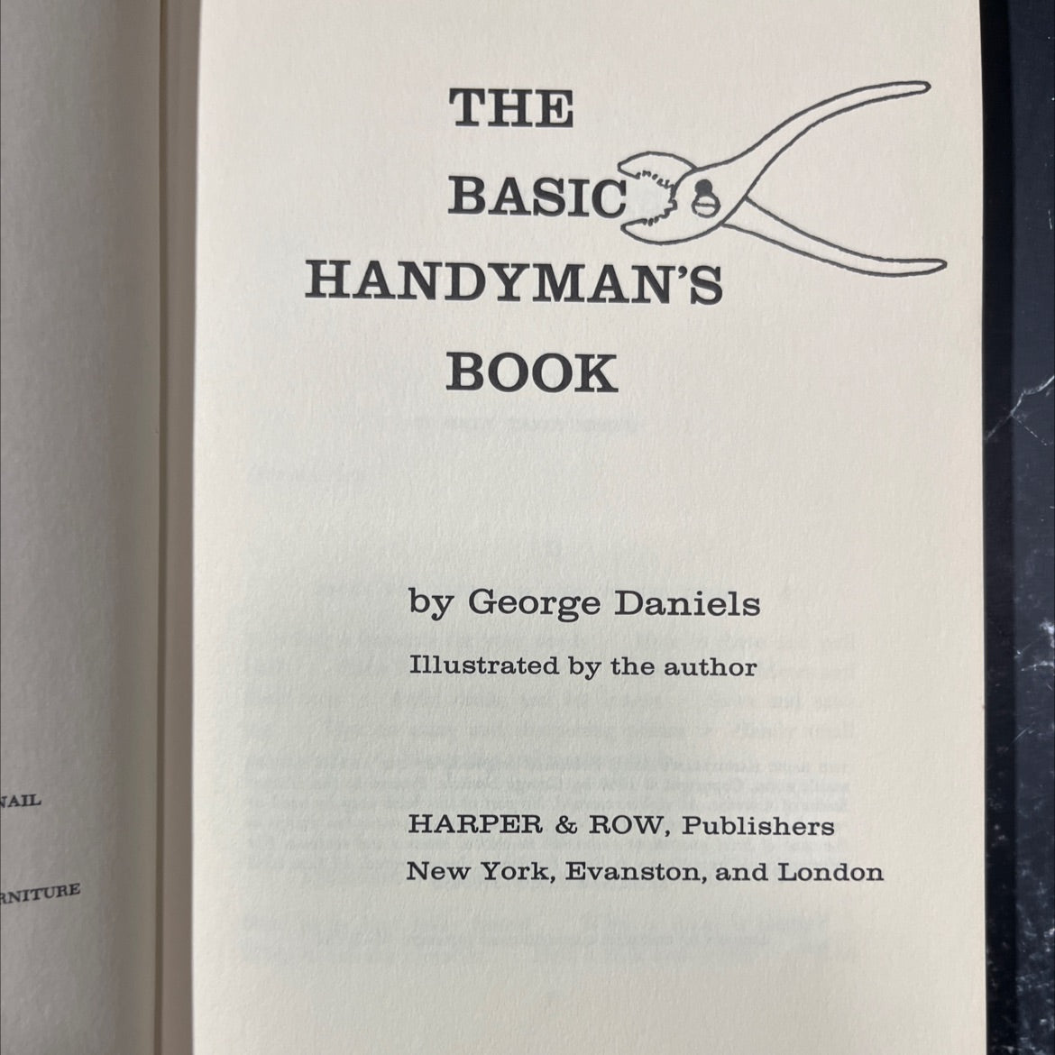 nail the basic 8 handyman's book book, by george daniels, 2008 Hardcover image 2