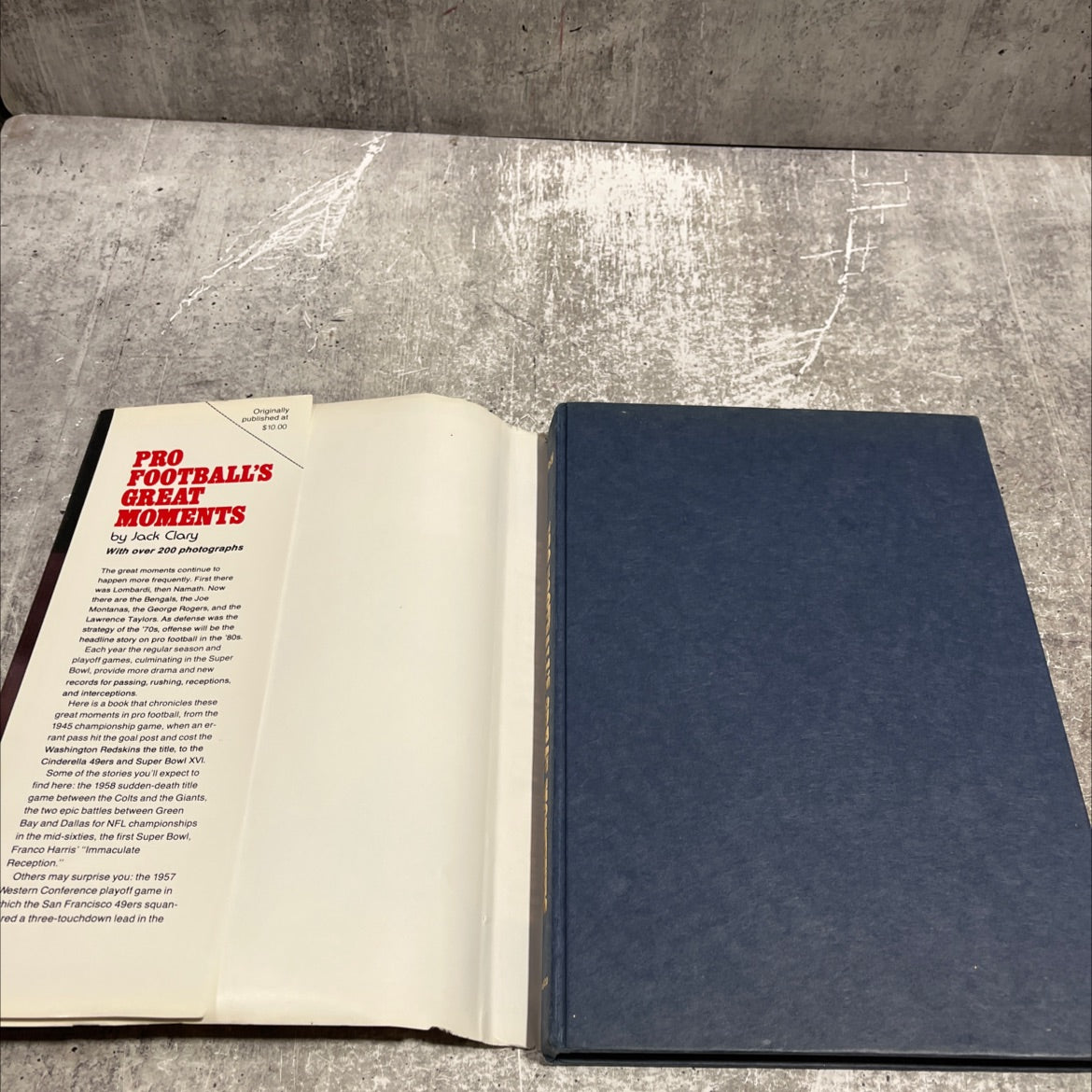 namath 12 pro football's great moments book, by Jack Clary, 1982 Hardcover image 4