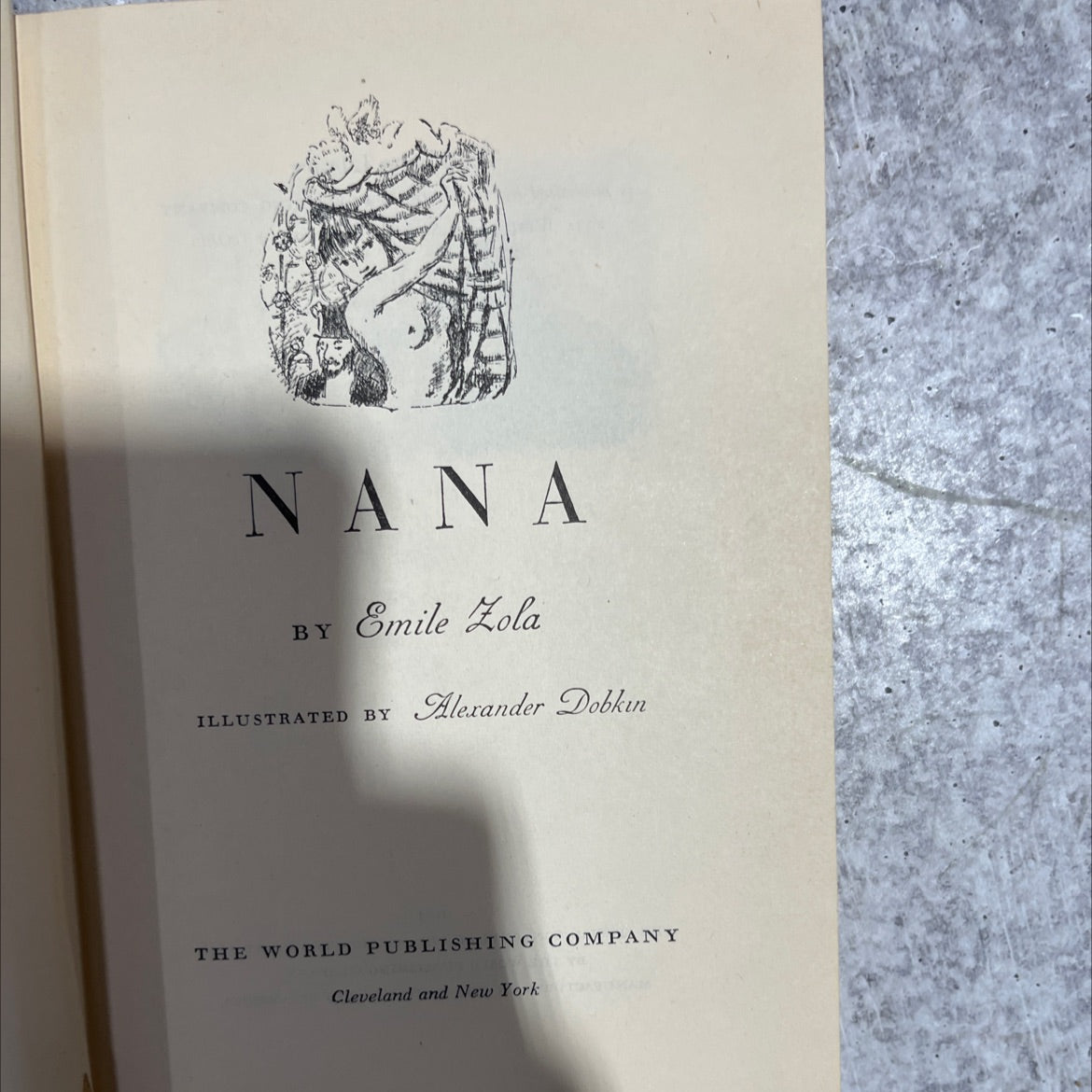 nana book, by emile zola, 1970 Hardcover image 2
