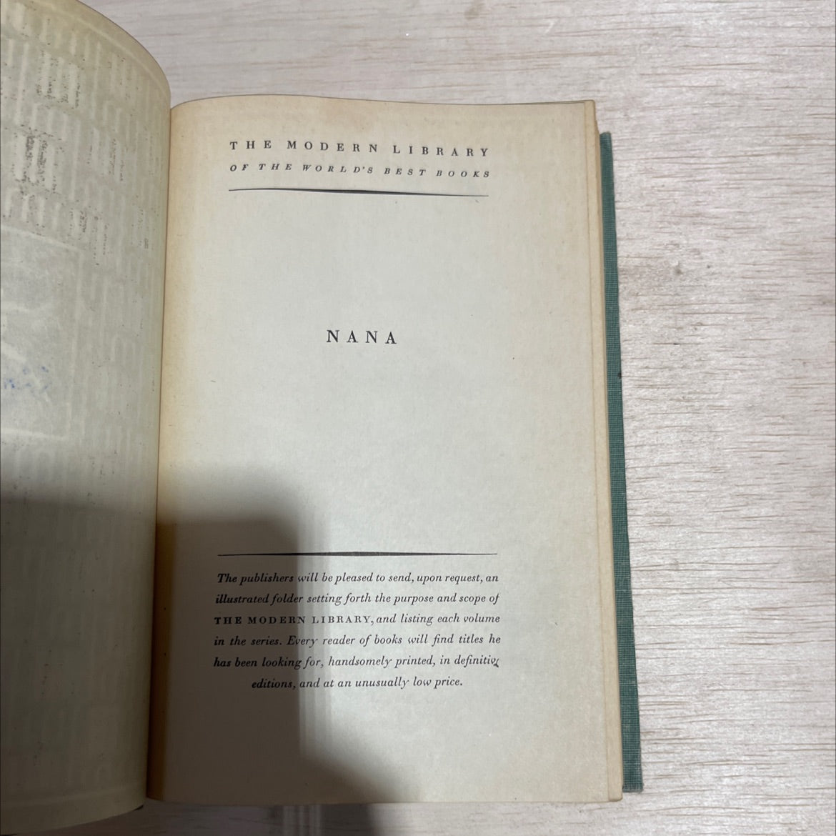 nana book, by Émile Zola, 1970 Hardcover image 2