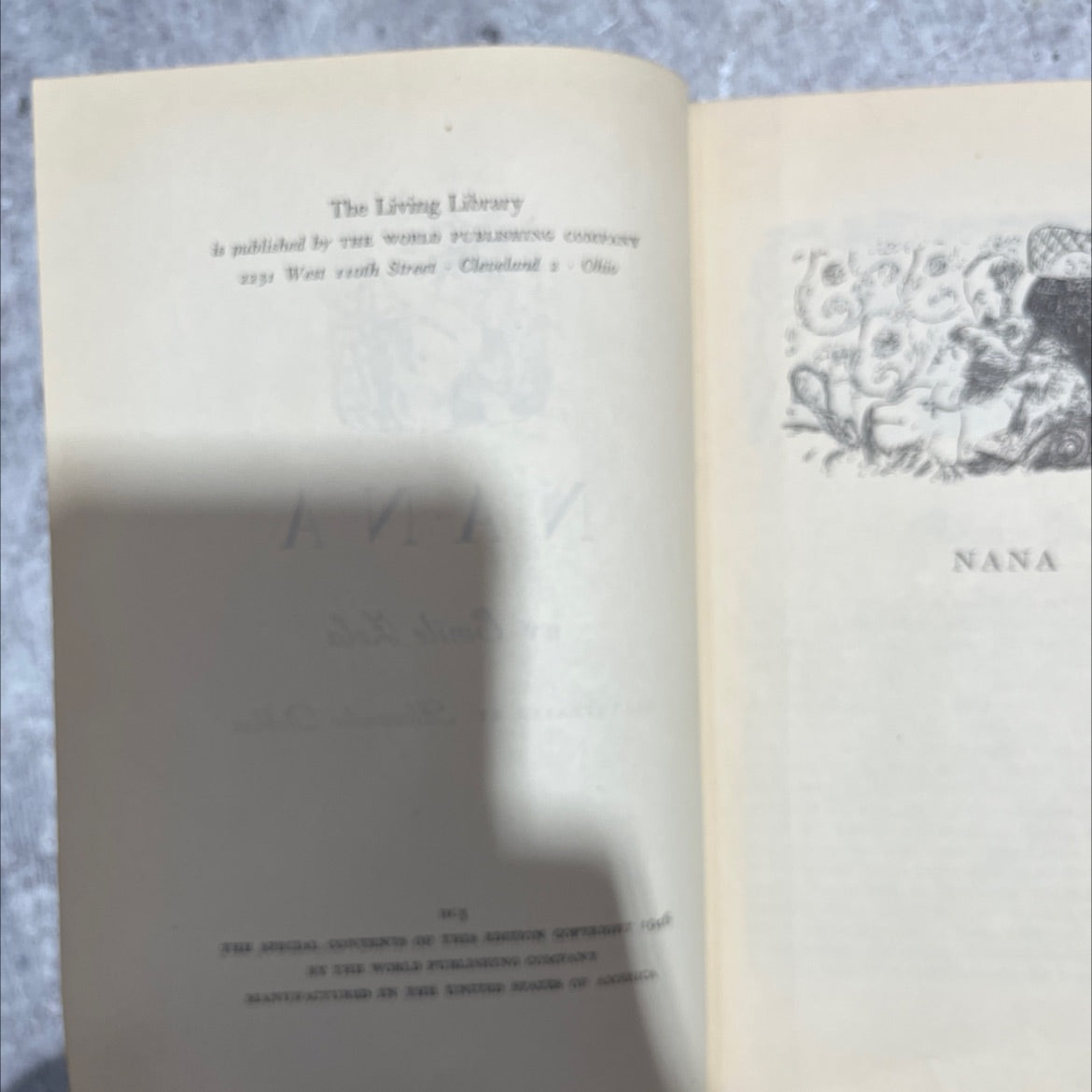 nana book, by emile zola, 1970 Hardcover image 3