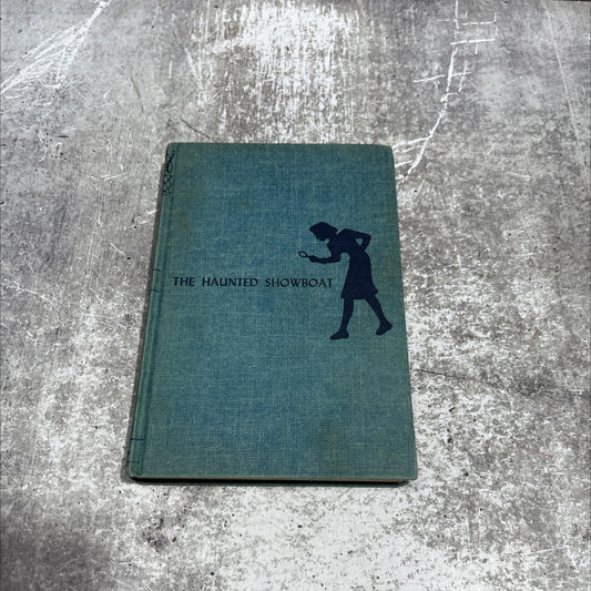 nancy drew mystery stories the haunted showboat book, by carolyn keene, 1957 Hardcover image 1