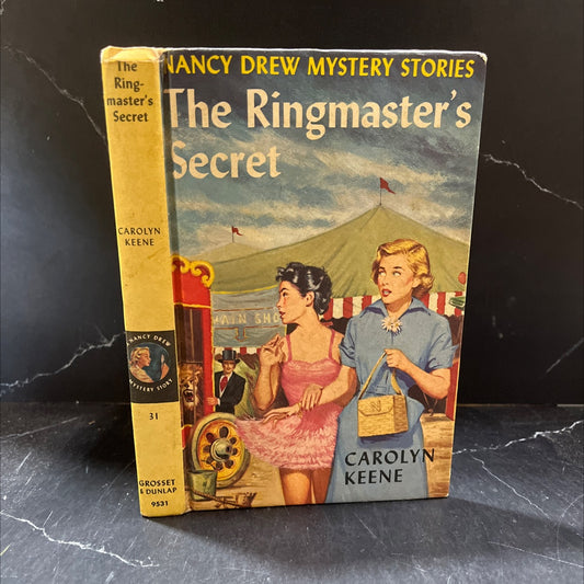 nancy drew mystery stories the ringmaster's secret book, by carolyn keene, 1953 Hardcover image 1