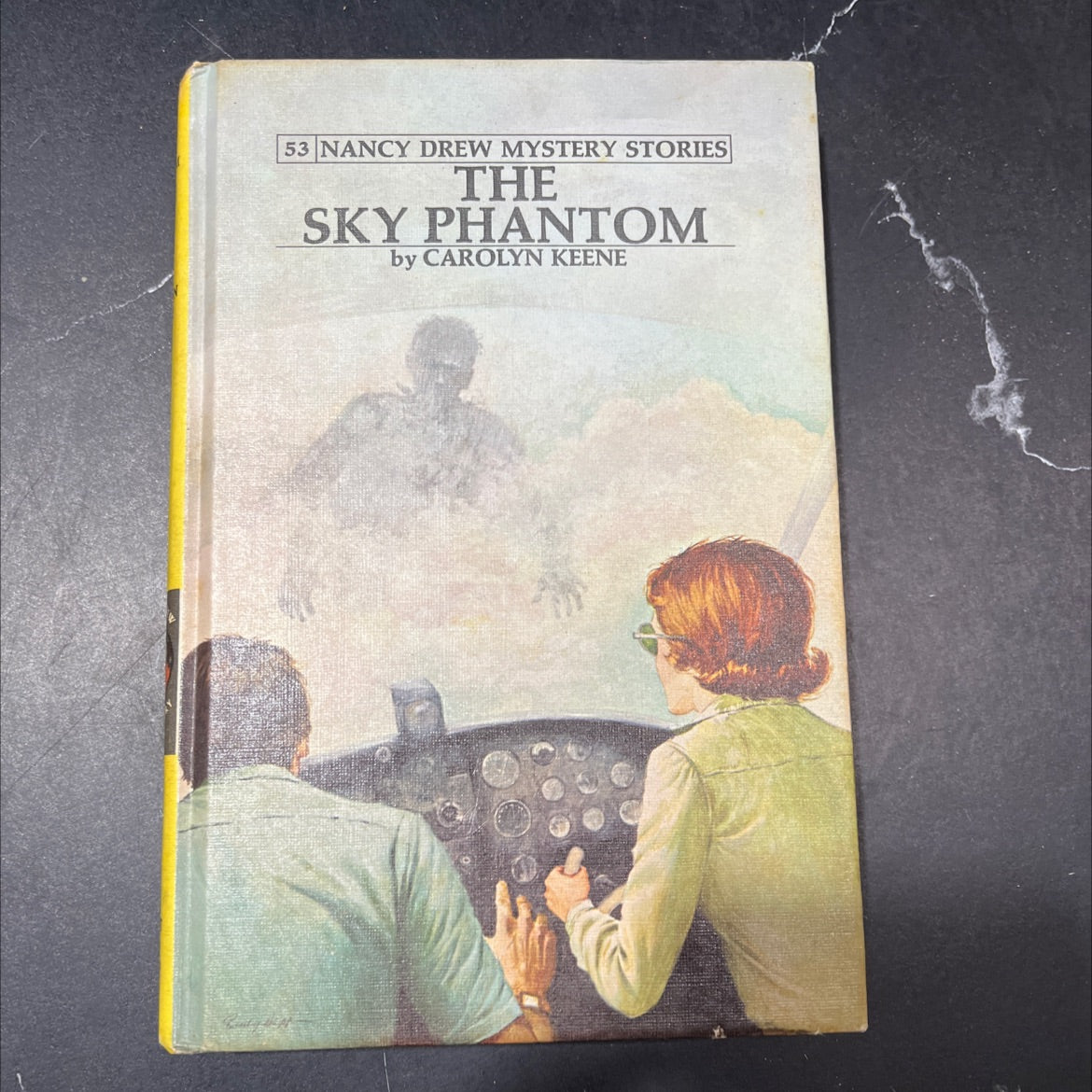 nancy drew mystery stories the sky phantom book, by carolyn keene, 1976 Hardcover image 1