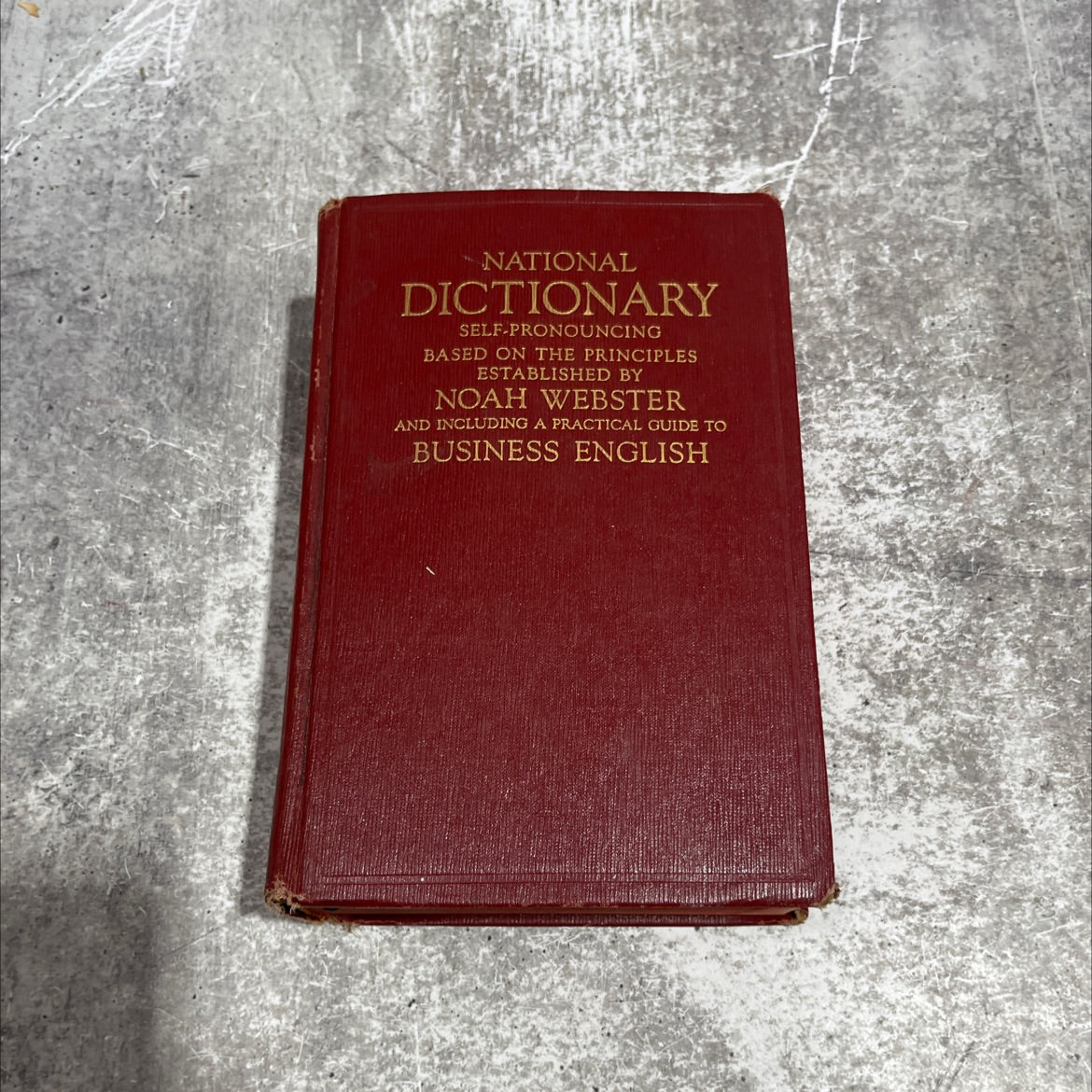 national dictionary of the english language based on the principles established by noah webster and including a image 1