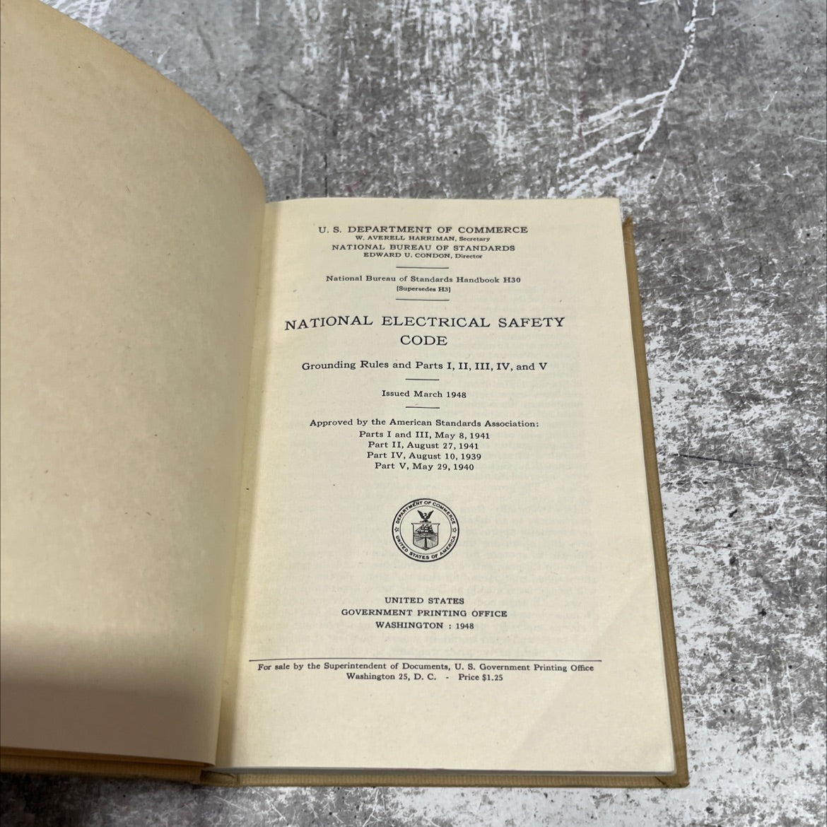 national electrical safety code grounding rules and parts i, ii, iii, iv, and v book, by U. S. Department of Commerce, image 2