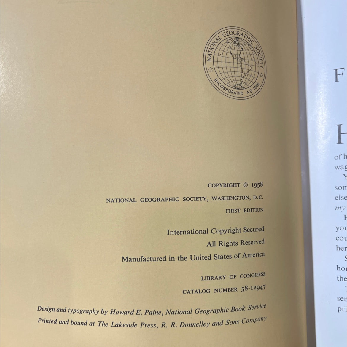 national geographic book of dogs book, by merle severy, arthur frederick jones, 1958 Hardcover image 3