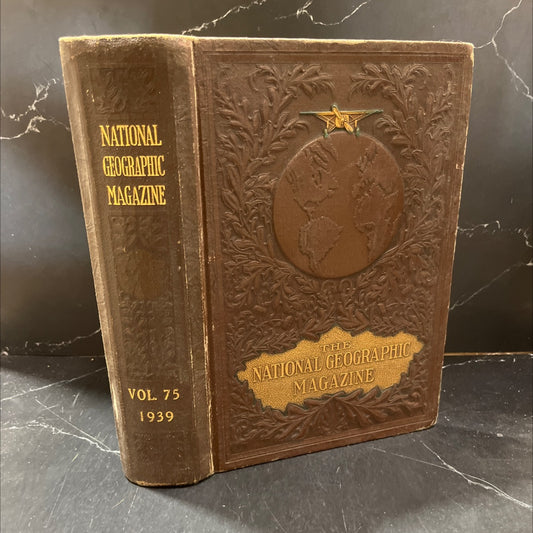 national geographic magazine index january-june, 1939 book, by national geographic society, 1939 Hardcover image 1