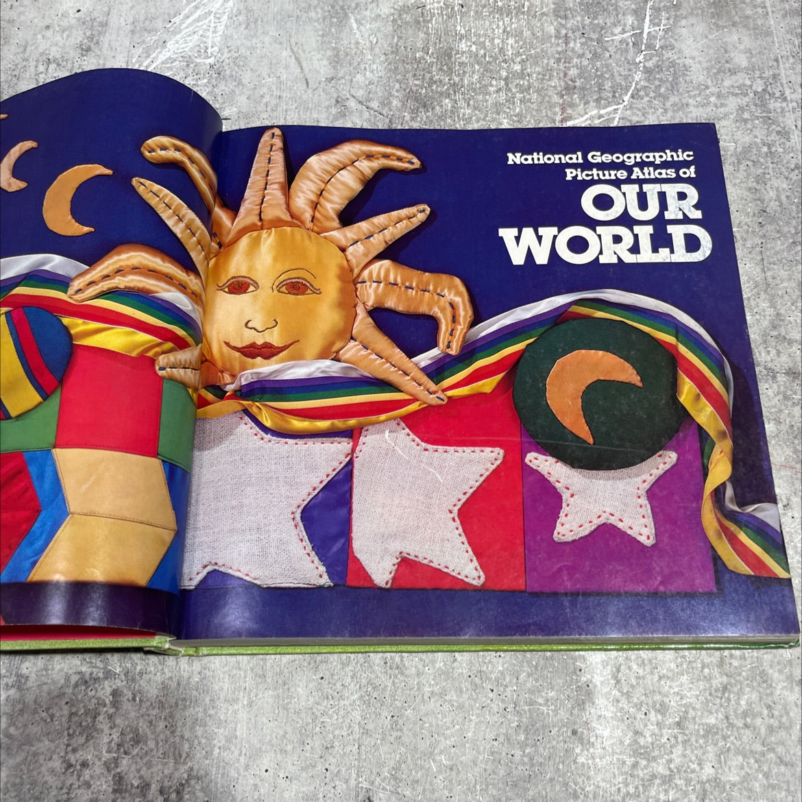 national geographic picture atlas of our world book, by national geographic society, 1979 Hardcover image 2